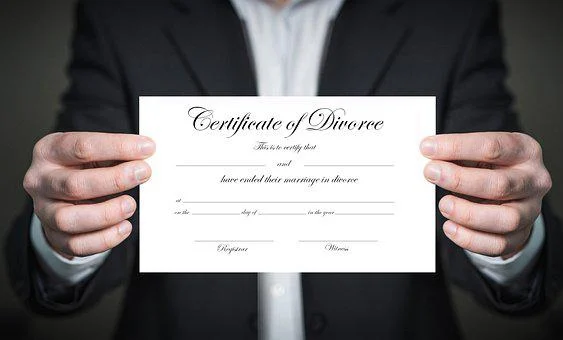 contrat de divorce